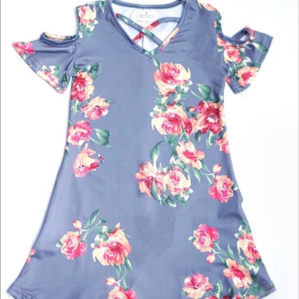 Girls Off The Shoulder Dress